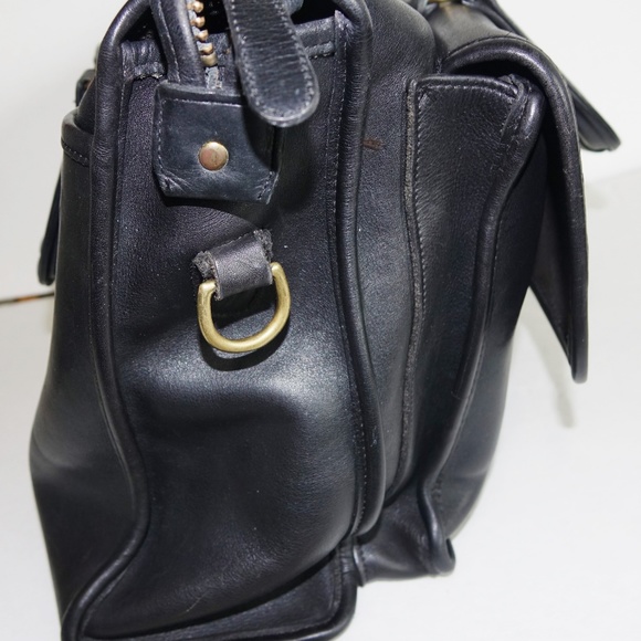 Vintage Coach 5283 Harrison Briefcase Black - Picture 5 of 8